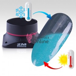 Gel UV cameleon 2M Beauty de temperatura HC 46 turcoaz gri 5 ml